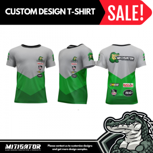 Mitigator Custom Design T-shirt -(Motocross -Racing -Enduro -Cycling- Sports -AD)--SEND US YOUR DESIGN SAMPLES.