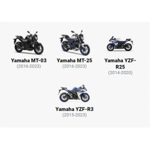 RG RACING Motor Koruma Kapağı (Sağ) Yamaha YZF-R25 '14-, YZF-R3 '15-, MT-03 '16- & MT-25 '16