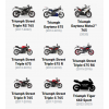 RG RACING Motor Koruma Kapakları (SAĞ) Triumph Street Triple ('12-) R / S / Rs 765 '17-, Daytona 675 ('12-)