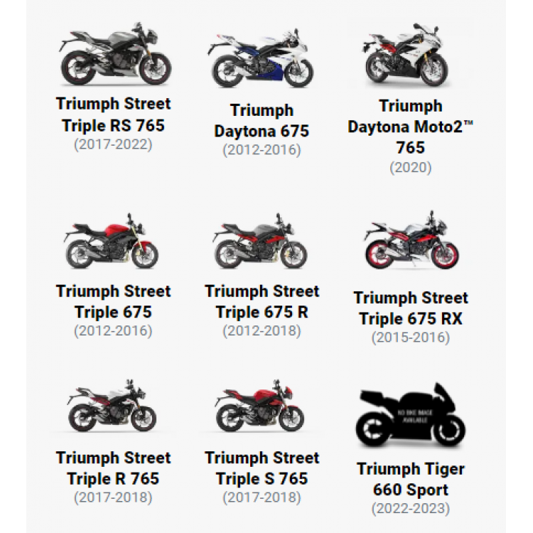 RG RACING Motor Koruma Kapakları (SAĞ) Triumph Street Triple ('12-) R / S / Rs 765 '17-, Daytona 675 ('12-)