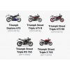 RG RACING Deri Tank Koruması (2 PARÇA) (TRİUMPH 675 DAYTONA/ STREET TRİPLE R /S /RS 765/ RX'13)