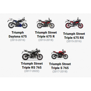 RG RACING Deri Tank Koruması (2 PARÇA) (TRİUMPH 675 DAYTONA/ STREET TRİPLE R /S /RS 765/ RX'13) RG RACING Deri Tank Koruması (2 PARÇA) (TRİUMPH 675 DAYTONA/ STREET TRİPLE R /S /RS 765/ RX'13)