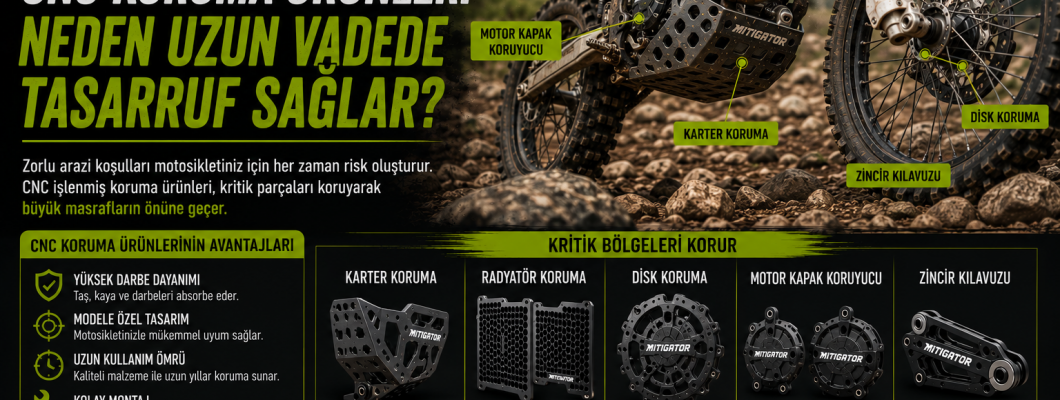 Enduro Motosikletlerde CNC Koruma Ürünleri Neden Uzun Vadede Tasarruf Sağlar?
