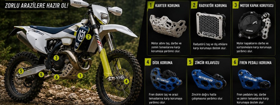 Husqvarna TE 300 İçin Koruma Ekipmanları: Hard Enduro İçin Doğru Seçimler Husqvarna TE 300 İçin Koruma Ekipmanları: Hard Enduro İçin Doğru Seçimler