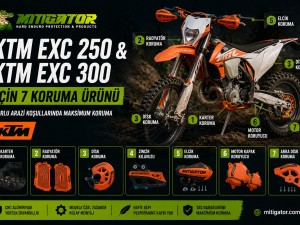 KTM EXC 250 ve KTM EXC 300 İçin Alınması Gereken 7 Koruma Ürünü (2026 Rehberi)