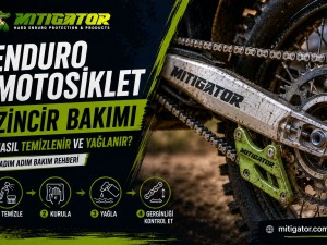 Enduro Motosiklet Zinciri Nasıl Temizlenir ve Yağlanır? Adım Adım Bakım Rehberi