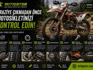 Motosikletinizi Araziye Çıkarmadan Önce Kontrol Etmeniz Gereken 8 Kritik Nokta