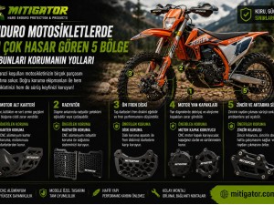 Enduro Motosikletlerde En Çok Hasar Gören 5 Bölge ve Bunları Korumanın Yolları