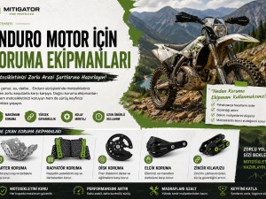 Enduro Motor İçin Koruma Ekipmanları Rehberi (2026): Motosikletinizi Zorlu Arazi Şartlarına Hazırlayın