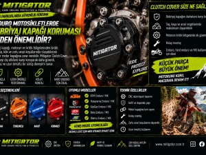 Enduro Motosikletlerde Clutch Cover Nedir? Debriyaj Kapağı Koruması Neden Önemlidir?