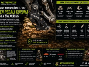 Enduro Motosikletlerde Fren Pedalı Koruma Neden Önemlidir?