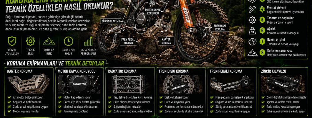 Enduro Motosikletlerde Koruma Ekipmanı Seçerken Teknik Özellikler Nasıl Okunur? Enduro Motosikletlerde Koruma Ekipmanı Seçerken Teknik Özellikler Nasıl Okunur?