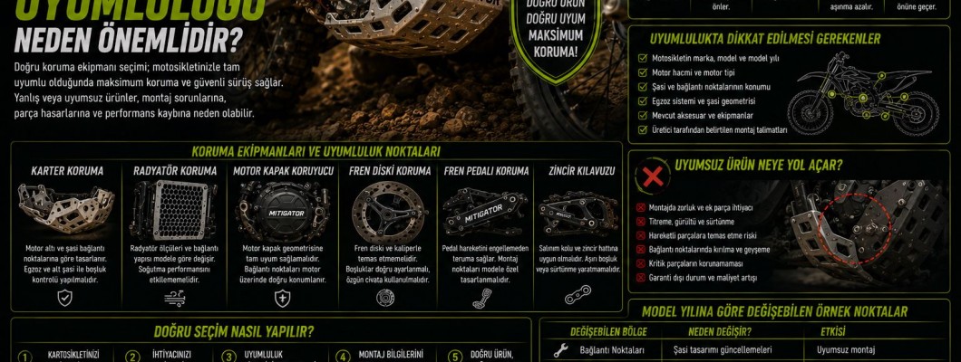 Enduro Motosikletlerde Koruma Ekipmanı Uyumluluğu Neden Önemlidir?