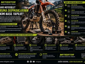 Enduro Motosiklet Koruma Ekipmanlarının Bakımı Nasıl Yapılır?