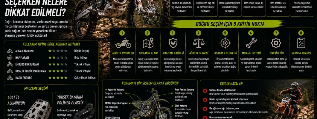 Enduro Motosiklet Koruma Ekipmanı Seçerken Nelere Dikkat Edilmeli? Enduro Motosiklet Koruma Ekipmanı Seçerken Nelere Dikkat Edilmeli?