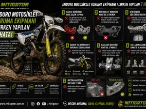 Enduro Motosiklet Koruma Ekipmanı Alırken Yapılan 7 Hata