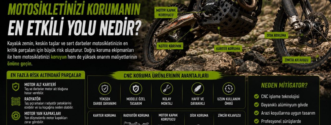 Kayalık Parkurlarda Motosikletinizi Korumanın En Etkili Yolu Nedir? Kayalık Parkurlarda Motosikletinizi Korumanın En Etkili Yolu Nedir?