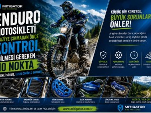 Enduro Motosikleti Araziye Çıkmadan Önce Kontrol Edilmesi Gereken 10 Nokta