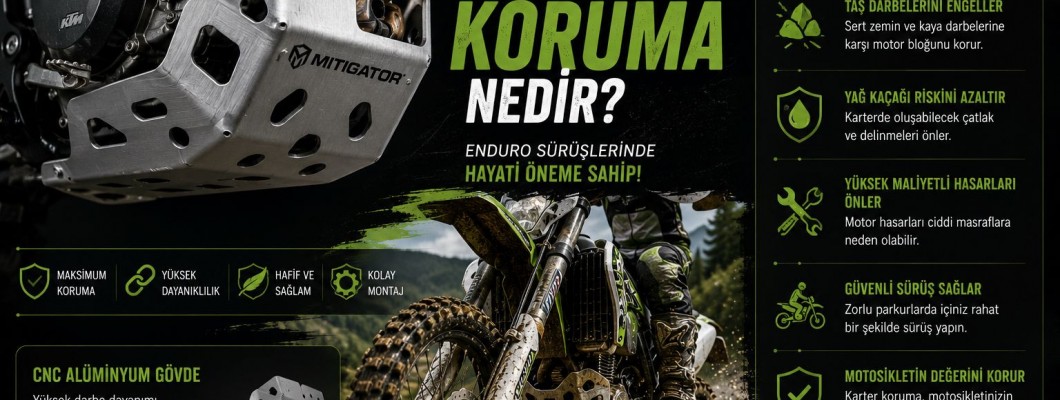 Motosiklet Karter Koruma Nedir? Enduro Sürüşlerinde Hayati Öneme Sahip 7 Sebep Motosiklet Karter Koruma Nedir? Enduro Sürüşlerinde Hayati Öneme Sahip 7 Sebep