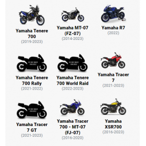 RG RACING Motor Koruma Kapağı (SAĞ) (YAMAHA R7 '22 - MT-07 '14 - TRACER 7 (GT) '21 - Xsr700 '16) 