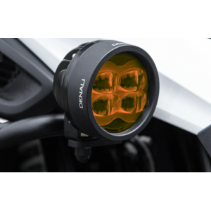 Denali D3 Sis Farları için TriOptic Lens Kapak Seti Amber